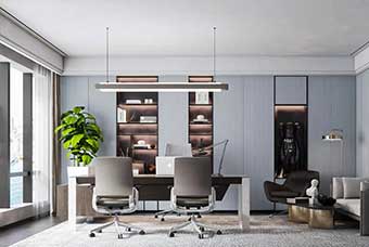 五指山轻奢风格-书房