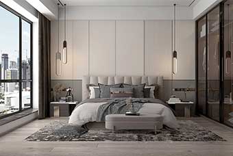 五指山现代风格-卧室