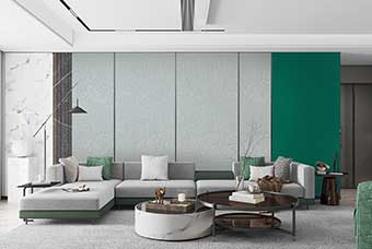 五指山轻奢风格-客厅