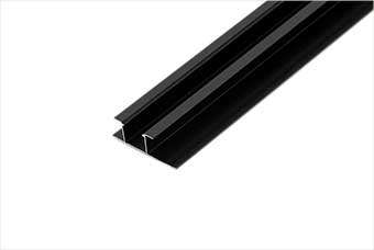 五指山航空纤维墙咔铝合金带灯中条(哑黑氧化)