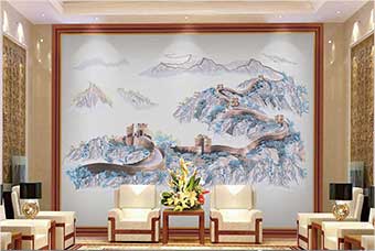 五指山森佰汇航空纤维墙咔（唯我中华）