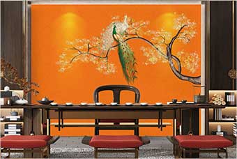 五指山森佰汇航空纤维墙咔（春花秋月）