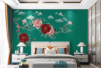 五指山森佰汇航空纤维墙咔（爱情花语）